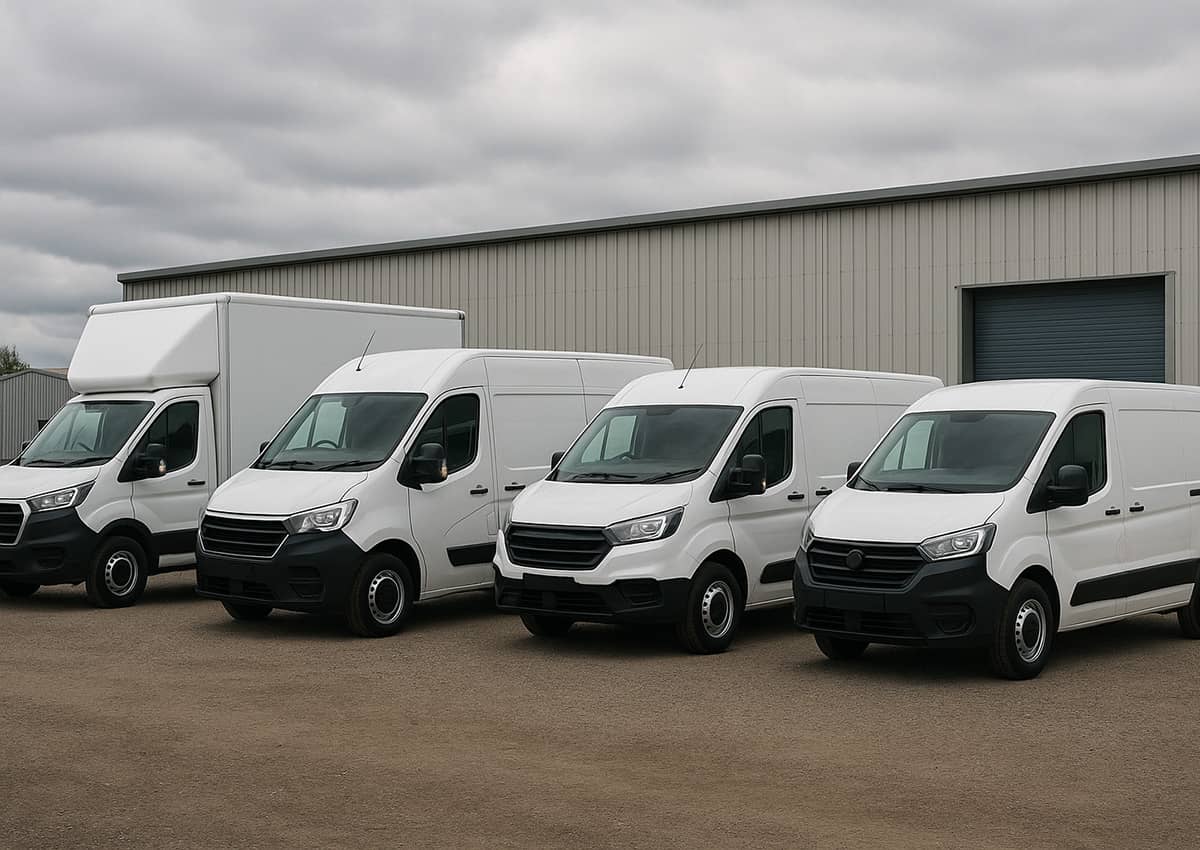 Fleet of vehicles available for hire in Dunfermline